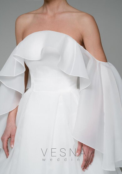 Свадебное платье Эльза-V70284 - Свадебный салон Vesna