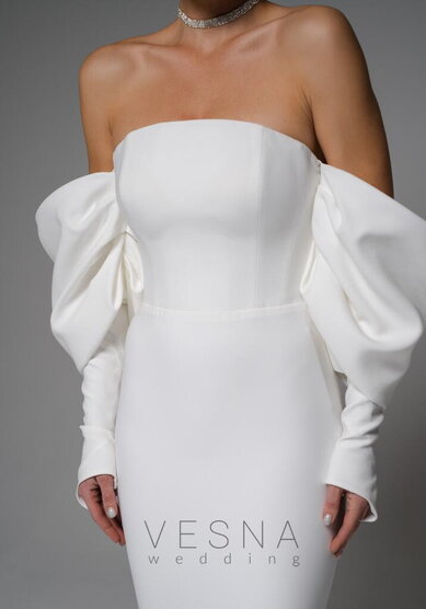 Свадебное платье Мэри-V70288 - Свадебный салон Vesna