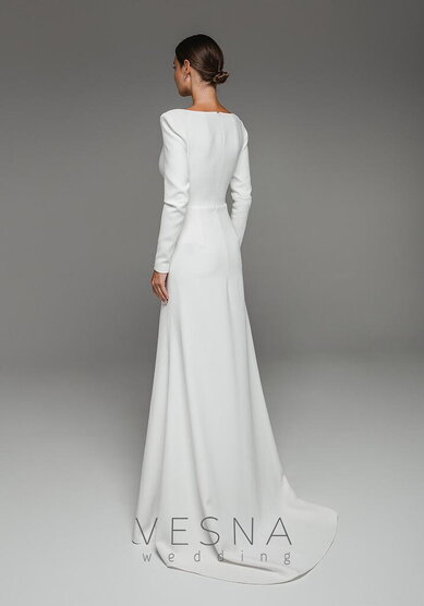 Свадебное платье Орси Вайт-V70295 - Свадебный салон Vesna