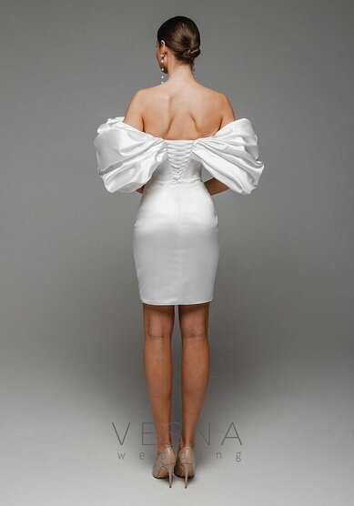 Свадебное платье Стелла Вайт-V70298 - Свадебный салон Vesna