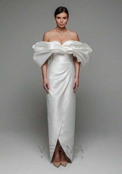 Свадебное платье Рафаэль Вайт-V70303 - Свадебный салон Vesna