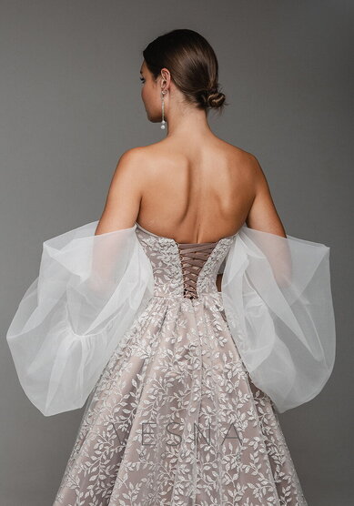 Свадебное платье Примавера-V70308 - Свадебный салон Vesna