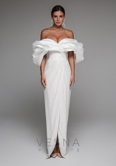 Свадебное платье Беатриче Люкс-V70311 - Свадебный салон Vesna