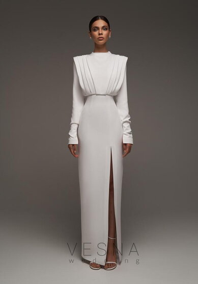 Свадебное платье Джина-V70315 - Свадебный салон Vesna