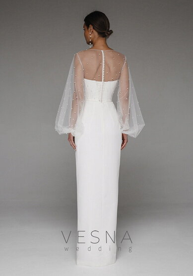 Свадебное платье Вейсил-V70318 - Свадебный салон Vesna