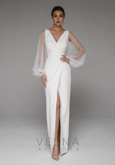 Свадебное платье Моника-V70320 - Свадебный салон Vesna