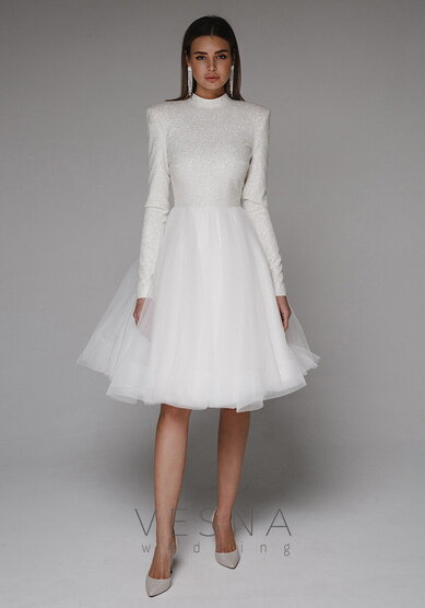 Свадебное платье Дэми-V70329 - Свадебный салон Vesna