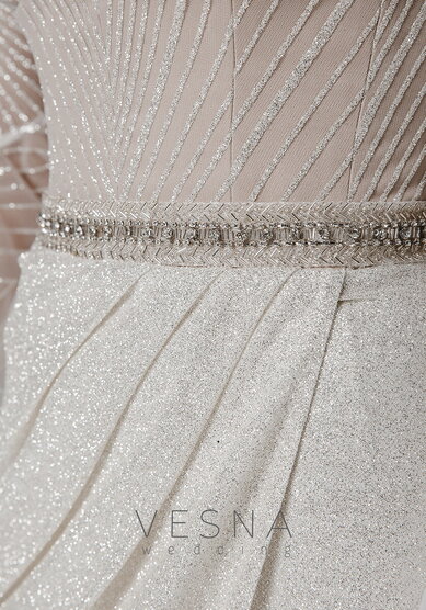 Свадебное платье Джессика Люкс-V70330 - Свадебный салон Vesna