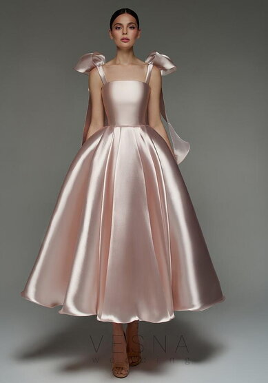 Вечернее платье Келли Пинк-V70348 - Свадебный салон Vesna