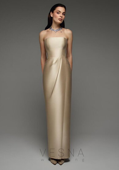 Вечернее платье Пайпер Ваниль-V70351 - Свадебный салон Vesna