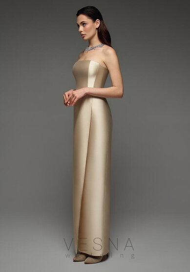 Вечернее платье Пайпер Ваниль-V70351 - Свадебный салон Vesna