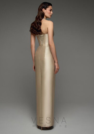 Вечернее платье Пайпер Ваниль-V70351 - Свадебный салон Vesna