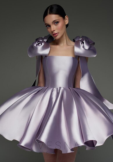 Вечернее платье Ника Сирень-V70352 - Свадебный салон Vesna