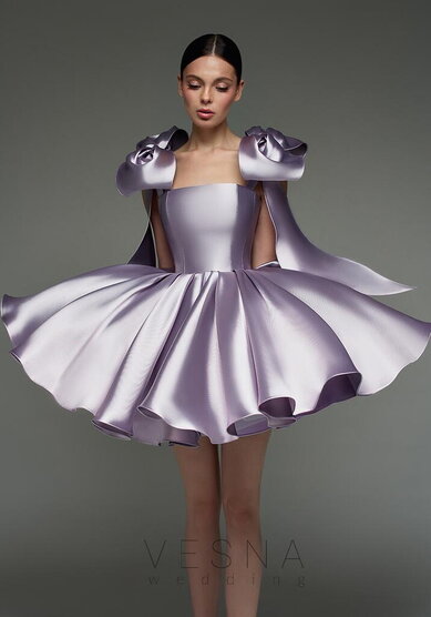 Вечернее платье Ника Сирень-V70352 - Свадебный салон Vesna
