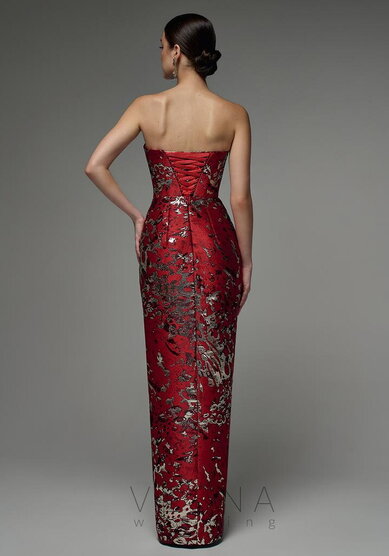 Вечернее платье Пайпер Шанхай Рэд-V70358 - Свадебный салон Vesna