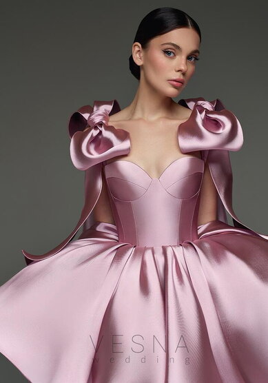 Вечернее платье Принцесс Пион-V70369 - Свадебный салон Vesna