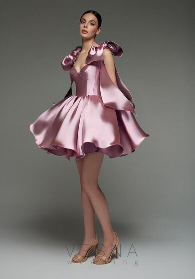 Вечернее платье Принцесс Пион-V70369 - Свадебный салон Vesna