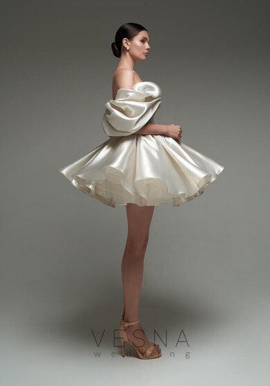 Вечернее платье Рафаэлла Сильвер Перл-V70377 - Свадебный салон Vesna