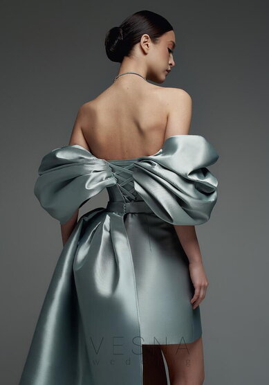 Вечернее платье Зендая Минт + Хвост-V70398 - Свадебный салон Vesna