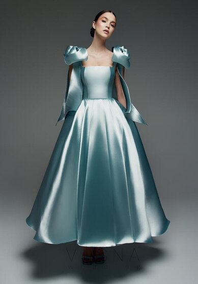 Вечернее платье Келли Минт-V70401 - Свадебный салон Vesna