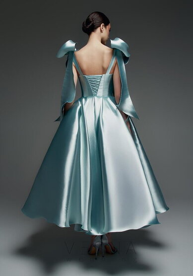 Вечернее платье Келли Минт-V70401 - Свадебный салон Vesna