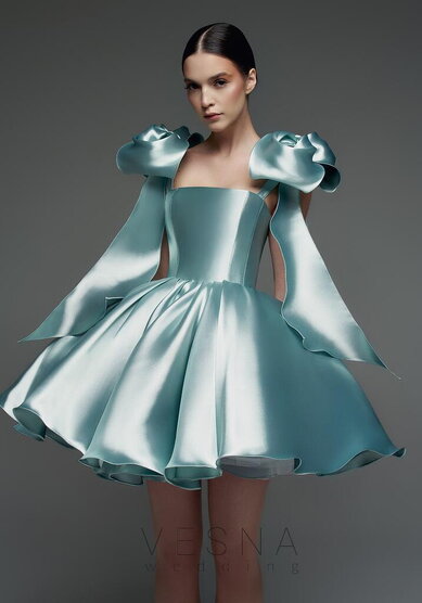 Вечернее платье Ника Минт-V70402 - Свадебный салон Vesna