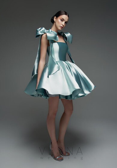 Вечернее платье Ника Минт-V70402 - Свадебный салон Vesna