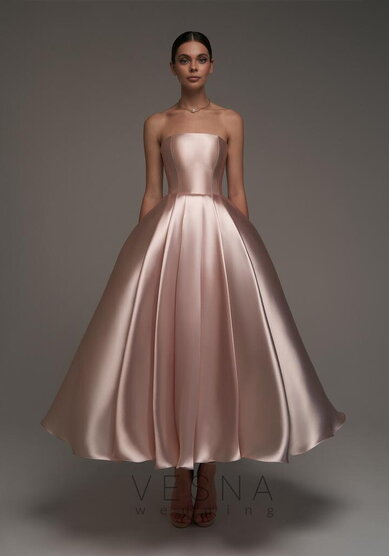 Вечернее платье Грейс Пинк-V70410 - Свадебный салон Vesna