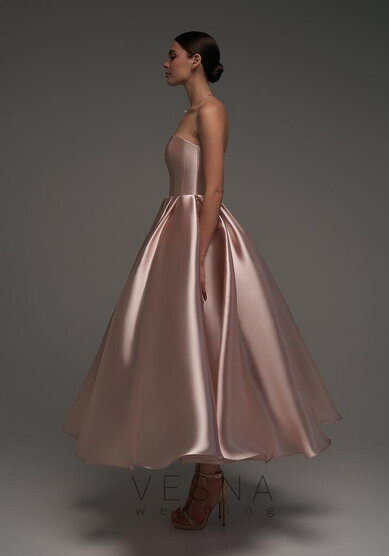 Вечернее платье Грейс Пинк-V70410 - Свадебный салон Vesna