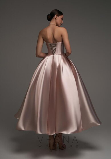 Вечернее платье Грейс Пинк-V70410 - Свадебный салон Vesna