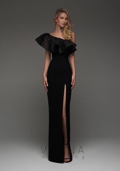 Вечернее платье Берти Нуар-V70450 - Свадебный салон Vesna