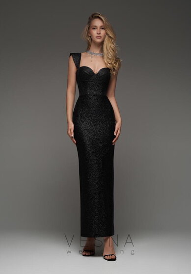 Вечернее платье Джейдис Нуар-V70451 - Свадебный салон Vesna