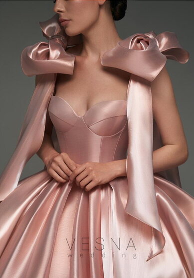 Вечернее платье Принцесс Пинк Перл-V70469 - Свадебный салон Vesna