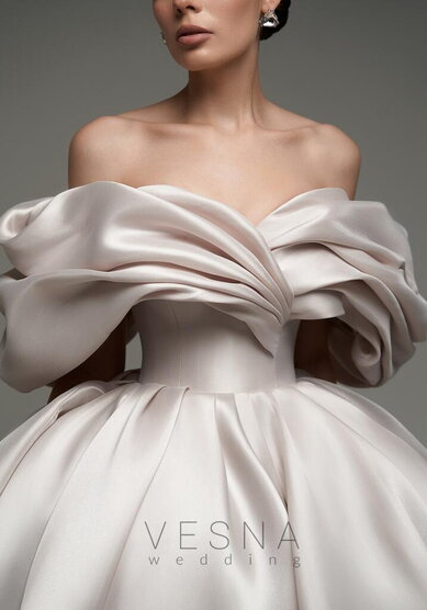 Вечернее платье Рафаэлла Софт Пинк-V70482 - Свадебный салон Vesna