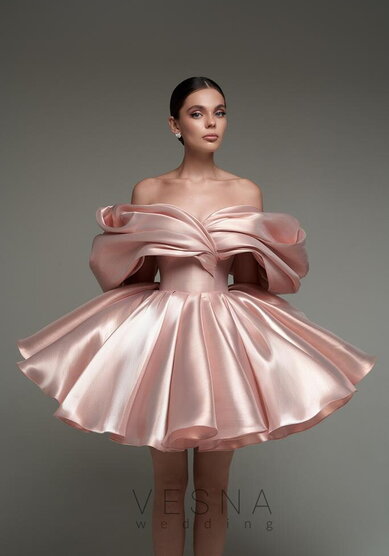 Вечернее платье Рафаэлла Роуз Перл-V70486 - Свадебный салон Vesna