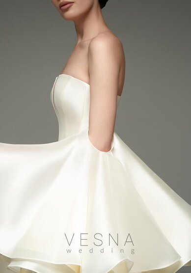 Вечернее платье Тильда Крем-V70492 - Свадебный салон Vesna