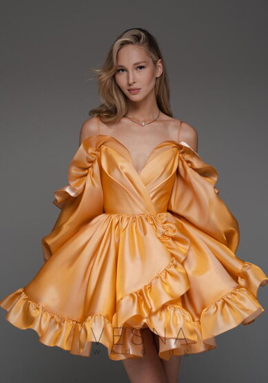 Вечернее платье Вейлан Карамель-V70524 - Свадебный салон Vesna