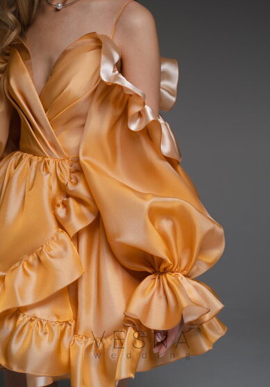 Вечернее платье Вейлан Карамель-V70524 - Свадебный салон Vesna