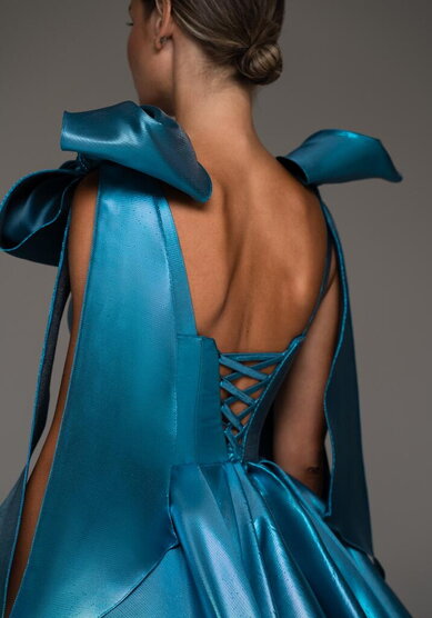 Вечернее платье Ника Блю-V70531 - Свадебный салон Vesna