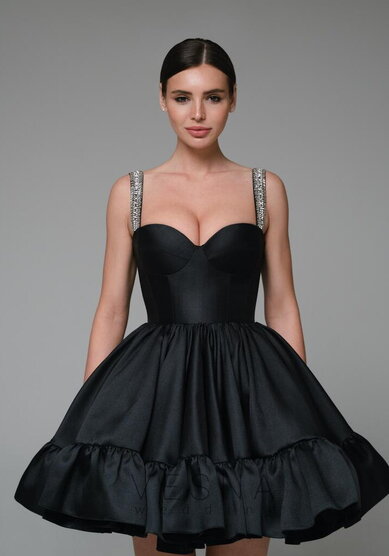 Вечернее платье Полини Люкс Нуар-V70538 - Свадебный салон Vesna