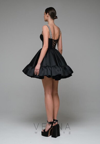 Вечернее платье Полини Люкс Нуар-V70538 - Свадебный салон Vesna