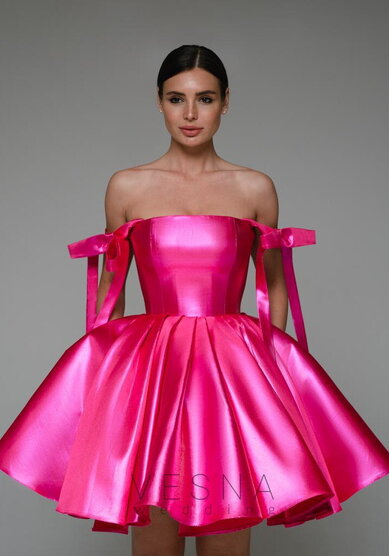 Вечернее платье Ника Пинк-V70541 - Свадебный салон Vesna