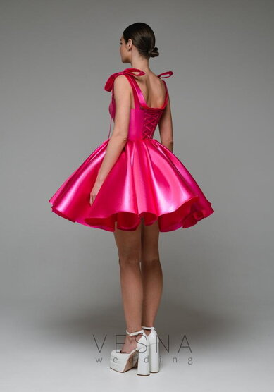 Вечернее платье Ника Пинк-V70541 - Свадебный салон Vesna