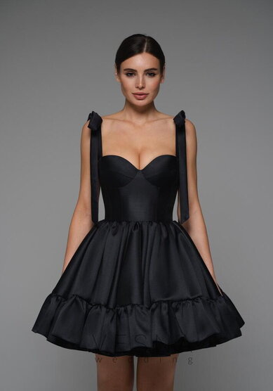 Вечернее платье Полини Нуар-V70544 - Свадебный салон Vesna