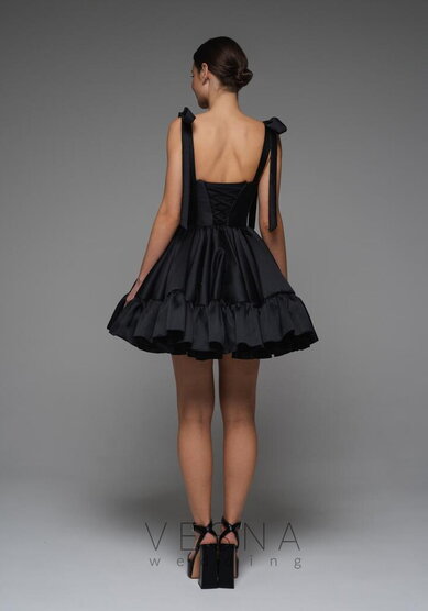 Вечернее платье Полини Нуар-V70544 - Свадебный салон Vesna