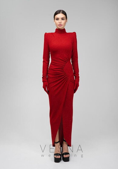 Вечернее платье Рейчел Руж-V70549 - Свадебный салон Vesna