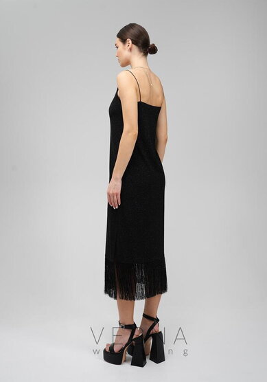 Вечернее платье Флори Нуар-V70557 - Свадебный салон Vesna