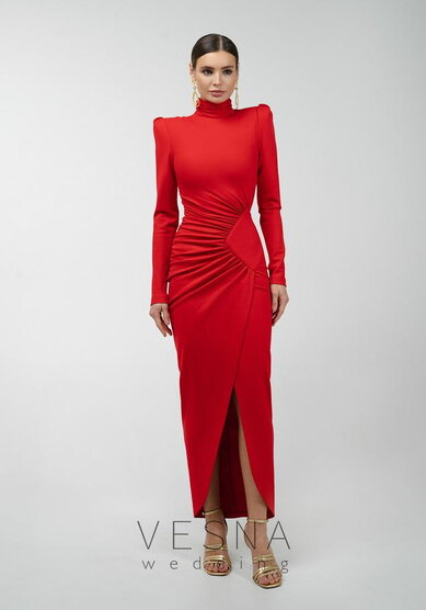 Вечернее платье Рейчел Рэд-V70564 - Свадебный салон Vesna