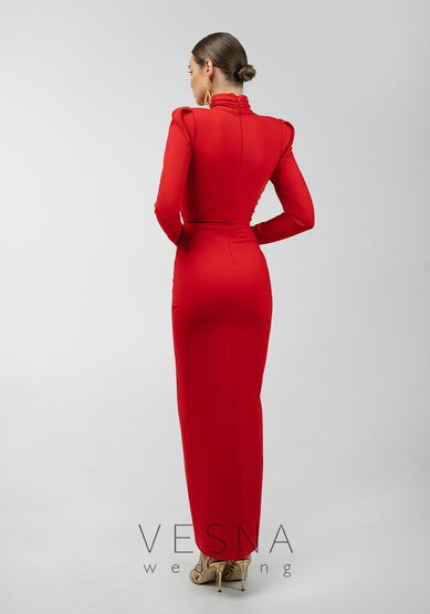 Вечернее платье Рейчел Рэд-V70564 - Свадебный салон Vesna