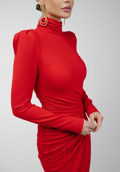 Вечернее платье Рейчел Рэд-V70564 - Свадебный салон Vesna